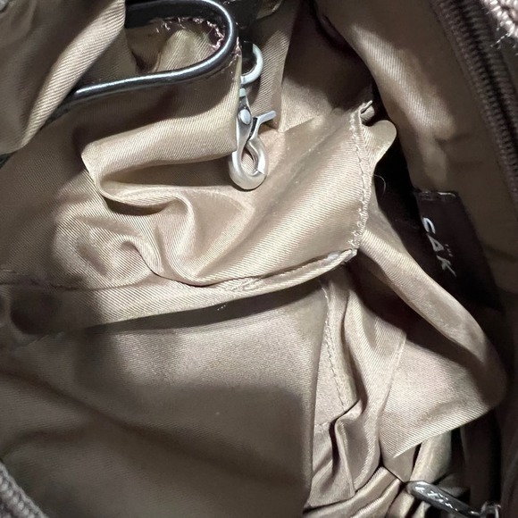 The Sak Boho Knit String hobo baguette shoulder bag Y2K - Picture 9 of 9